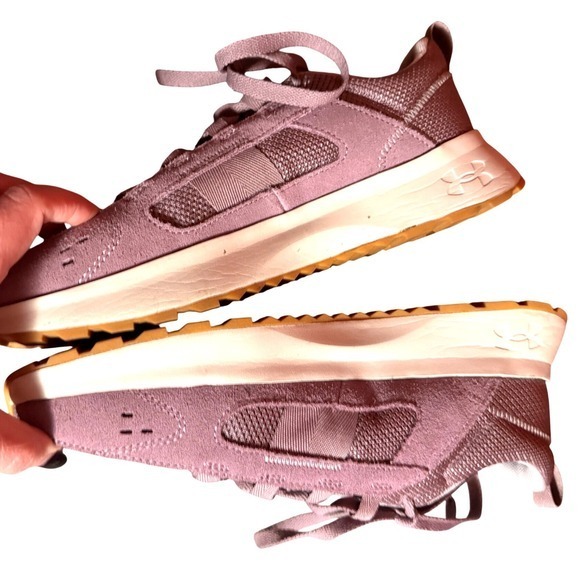 Under Armour Women's 10 Lilac Purple Athletic Running Shoes Sneakers - Picture 7 of 11